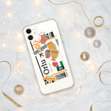 Funda para iPhone Orlu Nigeria con bandera nigeriana 15, 14, 13, 12, 11 Pro Max Plus Mini, recuerdo de viaje personalizado con nombre de ciudad