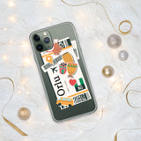Funda para iPhone Orlu Nigeria con bandera nigeriana 15, 14, 13, 12, 11 Pro Max Plus Mini, recuerdo de viaje personalizado con nombre de ciudad