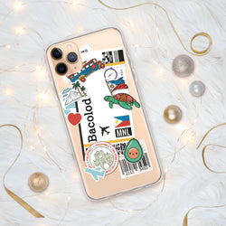 Funda para iPhone 15, 14, 13, 12 y 11 Pro Max Plus con bandera filipina de Bacolod, recuerdo de viaje personalizado con nombre de ciudad