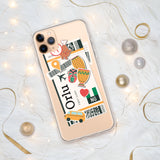 Funda para iPhone Orlu Nigeria con bandera nigeriana 15, 14, 13, 12, 11 Pro Max Plus Mini, recuerdo de viaje personalizado con nombre de ciudad