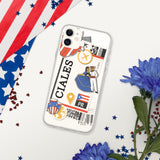 Ciales Puerto Rico Puerto Rican Flagge iPhone Fall 15 14 13 12 11 Pro Max Plus Mini Geschenk Reise Souvenir personalisierte benutzerdefinierte Stadt Name