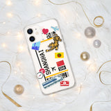Shanghai China Chinese iPhone Case 15 14 13 12 11 Pro Max Plus Mini Gift Travel Souvenir Personalized Custom City Name