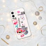 Shinjuku City 新宿区 Tokyo Japan Japanese Flag iPhone Case 15 14 13 12 11 Pro Max Plus Mini Gift Travel Souvenir Personalized Custom City Name