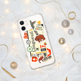 Longueuil Quebec Canada Canadian Flag iPhone Case 15 14 13 12 11 Pro Max Plus Mini Travel Souvenir Personalized Custom City Name