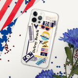 Funda para iPhone 15, 14, 13, 12, 11 Pro Max Plus Mini de Delray Beach, Florida, recuerdo de viaje, destino turístico para amantes de la playa, regalos de orgullo patriota