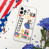 Ciales Puerto Rico Puerto Rican Flagge iPhone Fall 15 14 13 12 11 Pro Max Plus Mini Geschenk Reise Souvenir personalisierte benutzerdefinierte Stadt Name