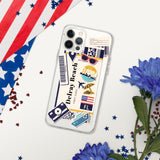 Funda para iPhone 15, 14, 13, 12, 11 Pro Max Plus Mini de Delray Beach, Florida, recuerdo de viaje, destino turístico para amantes de la playa, regalos de orgullo patriota