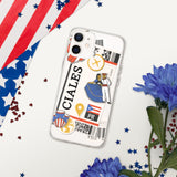 Ciales Puerto Rico Puerto Rican Flagge iPhone Fall 15 14 13 12 11 Pro Max Plus Mini Geschenk Reise Souvenir personalisierte benutzerdefinierte Stadt Name