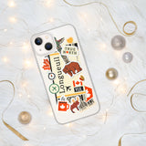 Longueuil Quebec Canada Canadian Flag iPhone Case 15 14 13 12 11 Pro Max Plus Mini Travel Souvenir Personalized Custom City Name