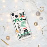 Nasiriyah Iraq Iraqi Flag iPhone Case 15 14 13 12 11 Pro Max Plus Mini Gift Travel Souvenir Personalized Custom City Name