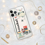 Istanbul Türkei Türkiye Türkische Flagge iPhone Hülle 15 14 13 12 11 Pro Max Plus Mini Reise Souvenir Tourist Strand Liebhaber Essen Patriot Geschenke