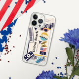 Funda para iPhone 15, 14, 13, 12, 11 Pro Max Plus Mini de Delray Beach, Florida, recuerdo de viaje, destino turístico para amantes de la playa, regalos de orgullo patriota