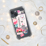 Shinjuku City 新宿区 Tokyo Japan Japanese Flag iPhone Case 15 14 13 12 11 Pro Max Plus Mini Gift Travel Souvenir Personalized Custom City Name