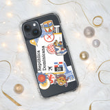 Dominican Republic República Dominicana Flag iPhone Case 15 14 13 12 11 Pro Max Plus Mini Travel Souvenir Personalized Custom City Name