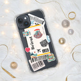 Beirut Libanon Libanesische Flagge iPhone Hülle 15 14 13 12 11 Pro Max Plus Mini Geschenk Reise Souvenir Personalisierter Stadtname