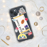 Gold Coast Australien Australische Flagge iPhone Hülle 15 14 13 12 11 Pro Max Plus Mini Reise Souvenir Tourist Strand Liebhaber Food Pride Geschenke