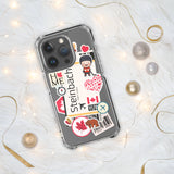 Steinbach Manitoba Canada Canadian Flag iPhone Case 15 14 13 12 11 Pro Max Plus Mini Travel Souvenir Personalized Custom City Name