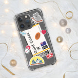 Gold Coast Australien Australische Flagge iPhone Hülle 15 14 13 12 11 Pro Max Plus Mini Reise Souvenir Tourist Strand Liebhaber Food Pride Geschenke