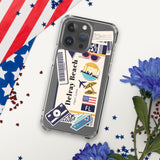 Funda para iPhone 15, 14, 13, 12, 11 Pro Max Plus Mini de Delray Beach, Florida, recuerdo de viaje, destino turístico para amantes de la playa, regalos de orgullo patriota