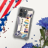 Funda para iPhone 15, 14, 13, 12, 11 Pro Max Plus Mini de Delray Beach, Florida, recuerdo de viaje, destino turístico para amantes de la playa, regalos de orgullo patriota