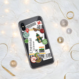 Funda para iPhone 15, 14, 13, 12, 11 Pro Max Plus Mini con bandera de la India de Chennai, regalo de viaje personalizado con nombre de ciudad