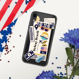 Funda para iPhone 15, 14, 13, 12, 11 Pro Max Plus Mini de Delray Beach, Florida, recuerdo de viaje, destino turístico para amantes de la playa, regalos de orgullo patriota
