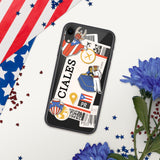 Ciales Puerto Rico Puerto Rican Flagge iPhone Fall 15 14 13 12 11 Pro Max Plus Mini Geschenk Reise Souvenir personalisierte benutzerdefinierte Stadt Name