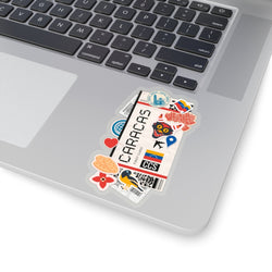 Caracas Sticker Venezuela Sticker Venezolanische Flagge Reiseaufkleber Laptop Aufkleber Urlaub Souvenir Abenteuer Kleine Mini Sticker