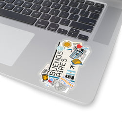 Buenos Aires Argentina Ciudad Argentina Arte Pegatinas Vinilo Pegatinas Computadora Pegatinas transparentes Cool Macbook Pegatinas de viaje Ideas de regalo