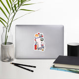 Prague Czech Republic Czechia City art Sticker Stickers Vinyl Computer Transparent stickers Cool Macbook Travel sticker Gift Ideas