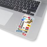 Shanghai Shang-hai China Chinese City art Sticker Stickers Vinyl Computer Transparent stickers Cool Macbook Travel sticker Gift Ideas