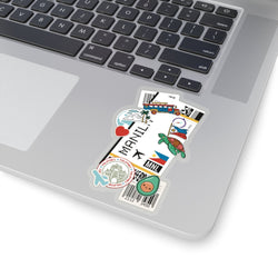 Manila Sticker Philippines Stickers Filipino Flag Travel Sticker Laptop Decal Vacation Souvenir Adventure Tiny Mini Stickers
