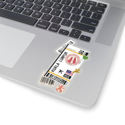Kuala Lumpur Sticker Malaysia Sticker Malaysische Flagge Reiseaufkleber Laptop Aufkleber Urlaub Souvenir Abenteuer Kleine Mini Sticker