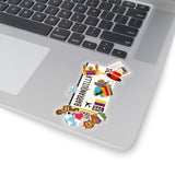 Barranquilla Sticker Colombia Stickers Colombian Flag Travel Sticker Laptop Decal Vacation Souvenir Adventure Tiny Mini Stickers