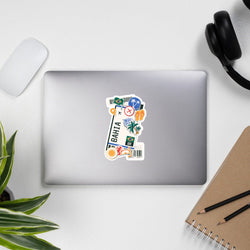 Bahia Brasil Brasil Ciudad brasileña Arte Pegatinas Vinilo Pegatinas transparentes para ordenador Pegatinas geniales para Macbook Ideas para regalos