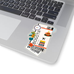 Bogota Sticker Colombia Stickers Colombian Flag Travel Sticker Laptop Decal  Vacation Souvenir Adventure Tiny Mini Stickers