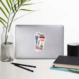 Dubai Sticker uae Stickers Flag Travel Sticker Laptop Decal Car Suitcase Stickers Vacation Souvenir Adventure Tiny Mini Stickers