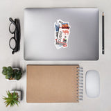 Dubai Sticker uae Stickers Flag Travel Sticker Laptop Decal Car Suitcase Stickers Vacation Souvenir Adventure Tiny Mini Stickers