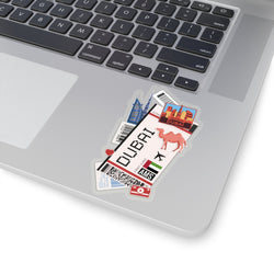 Dubai Sticker uae Stickers Flag Travel Sticker Laptop Decal Car Suitcase Stickers Vacation Souvenir Adventure Tiny Mini Stickers