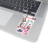 Los Angeles Sticker California Stickers Cali LA US Flag Travel Sticker Laptop Decal Car Vacation Souvenir Adventure Tiny Mini Stickers