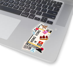 Pegatinas de Hong Kong, pegatinas de viaje, pegatinas para ordenador portátil, pegatinas para maletas de coche, pegatinas pequeñas de aventura para recuerdos de vacaciones