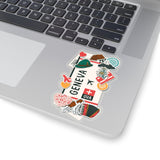 Geneva Sticker Switzerland Stickers Swiss Flag Travel Sticker Laptop Decal  Vacation Souvenir Adventure Tiny Mini Stickers