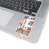 Santo Domingo Aufkleber Dominikanische Republik Aufkleber Dominikanische Flagge Reiseaufkleber Laptop Aufkleber Urlaub Souvenir Kleine Mini-Aufkleber