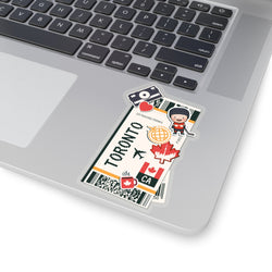 Toronto Sticker Canada Stickers Canadian Flag Travel Sticker Laptop Decal Vacation Souvenir Adventure Tiny Mini Stickers