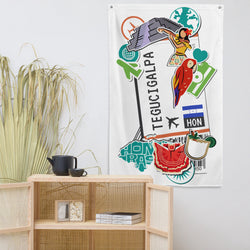Bandera de Honduras de Tegucigalpa, Honduras, pancartas para decoración de pared, ideas para regalos