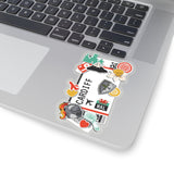 Cardiff Wales UK England British City art Sticker Stickers Vinyl Computer Transparent stickers Cool Macbook Travel sticker Gift Ideas