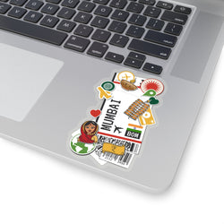Mumbai Sticker India Stickers Indian Flag Travel Sticker Laptop Decal Car Suitcase Stickers Vacation Souvenir Adventure Tiny Mini Stickers