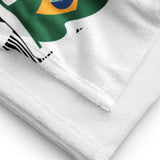 Rio De Janeiro Brasil Brazil Brazilian Flag Beach Towel Pool Towel Bath Sauna Bathroom Vacation Travel Summer Towels Gift