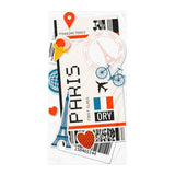 Paris France French Flag Beach Towel Pool Towel Bath Sauna Bathroom Vacation Travel Summer Towels Gift Beach Towel Pool Towel