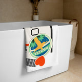 Rio De Janeiro Brasil Brazil Brazilian Flag Beach Towel Pool Towel Bath Sauna Bathroom Vacation Travel Summer Towels Gift